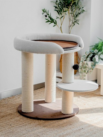 免運 貓跳台貓爬架 大型貓福音大床貓窩貓樹貓爬架一體劍麻布偶緬因貓攀爬大型貓玩具