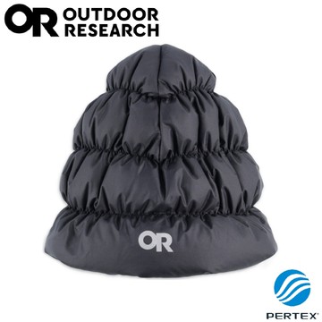 【Outdoor Research 美國 輕量透氣保暖羽毛帽《純黑》】300036/羽絨帽/雪帽/保暖帽