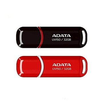 ADATA威剛 隨身碟 UV150 32G-黑色/紅色
