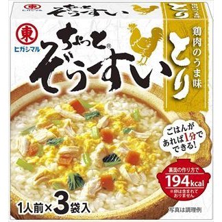 送料無料 ヒガシマル醤油 ちょっとぞうすい とり (1人前×3袋)×60箱