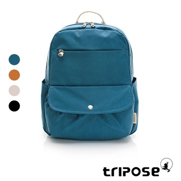 tripose DIAZ微皺尼龍輕量抓皺多口袋後背包