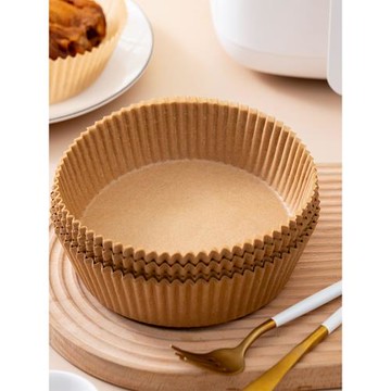 空氣炸鍋專用紙家用紙墊美的紙碗吸油紙食品級食物方形圓型硅油
