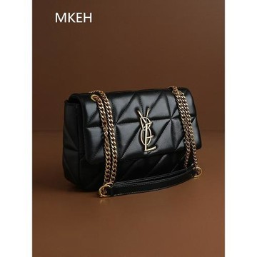 意大利官方正品MKEH輕奢真皮斜挎女包新款時尚百搭洋氣菱格小方包