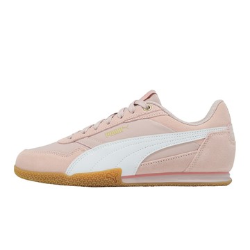 Puma 休閒鞋 Bella Donna Nylon 女鞋 粉紅 白 麂皮 復古 膠底 403554-03