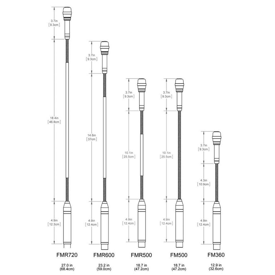 EarthWorks アースワークス FM360 HC FlexMic 13インチ 20kHz 超単一指向性