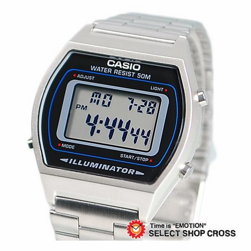 チプカシ 安い かわいい チープカシオ チープcasio カシオ Casio カシオ デジタル スタンダード B640wd 1a シルバー ブラック 黒 腕時計 おしゃれ ポイント消化 通販 Lineポイント最大0 5 Get Lineショッピング