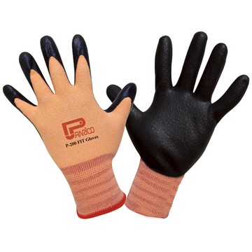 【Panrico 百利世】手套-加厚型止滑耐磨/FIT/橘(韓國製造) XL號