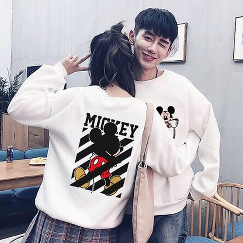ポケット柄ミッキーマウス トレーナー ペアルックカップルパーカー韓国ファション友達恋人同士ペア 大きいサイズ S 2xl ミッキー 秋冬服 ディズニー スウェッ 通販 Lineポイント最大5 0 Get Lineショッピング