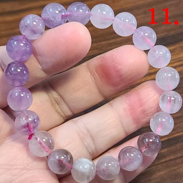 紫超七 超七 手鍊 手環 手珠 超級七 漸層 10mm 天然❤水晶玉石特賣#R132-5