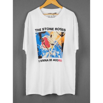 The Stone Roses I Wanna Be Adored 石玫瑰純棉短袖搖滾美式T恤