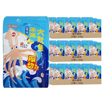 達利國際 深海大魷魚 辣味  60個  100g