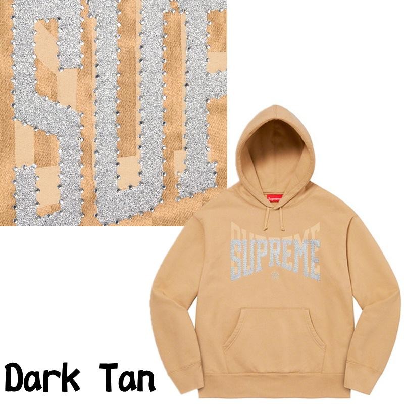 正規品 シュプリーム パーカー Supreme Rhinestone Shadow