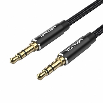 VENTION BAW系列 3.5mm 公對公音頻線-鋁合金棉網編織款 1M