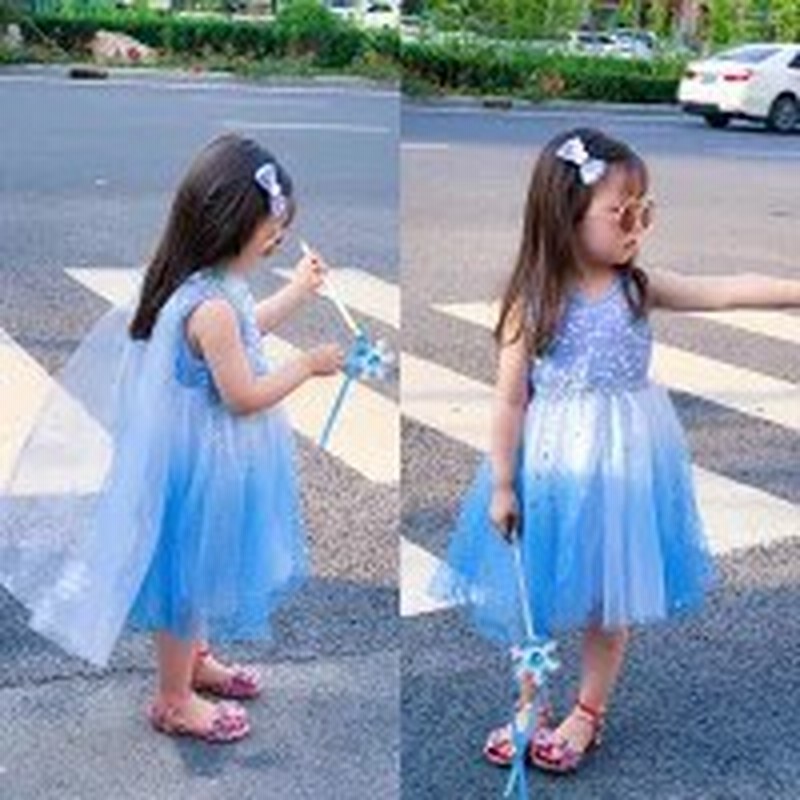 プリンセス キッズ コスプレ エルサワンピース ドレス 新作 豪華 子供服 お姫様 プリンセス 仮装 コスチューム 女の子 マント付き 誕生日 通販 Lineポイント最大1 0 Get Lineショッピング