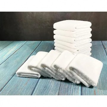 【LIFE 來福牌】飯店純棉方巾 厚款12入組