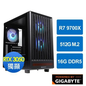 技嘉B650平台[玄門勇士]R7 9700X/16G/RTX 3050/512G_M2