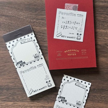 可撕便簽本 sweet 甜點