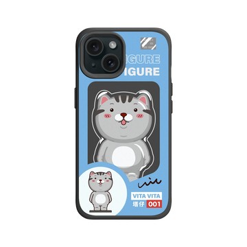 iPhone 15 SolidX 黑 - VITA VITA．塔仔是隻貓 - 還缺這隻大公仔