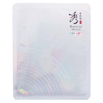 Sooryehan 秀雅韓 台灣公司貨 完美奇蹟白蔘淨透美白面膜 33ML  1組  1入