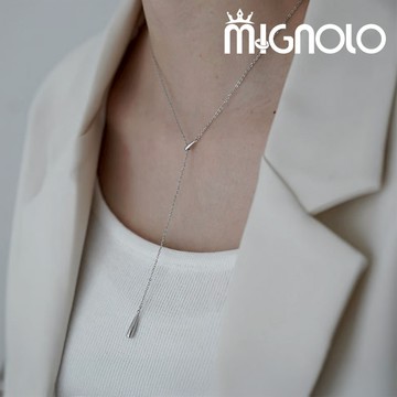 MIGNOLO💫星絆晨露項鍊｜百搭 水滴吊墜 項鍊 簡約項鍊 長鍊 毛衣鍊 正韓 項鍊女 唯美項鍊 女生項鍊 百搭款式