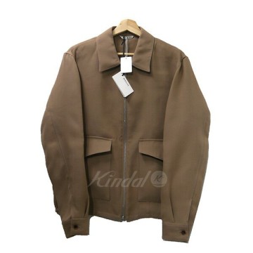 silk triple cloth zip blouson