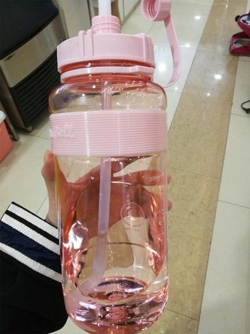 吸管杯綠貝運動杯大容量水壺健身水杯成人塑料吸管杯子便攜學生水瓶 免運 開發票