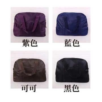 旅行袋中容量主袋+外袋共三層簡易防水尼龍布