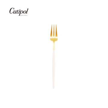 葡萄牙Cutipol GOA系列17cm點心水果叉 (白金)