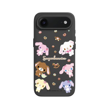 iPhone Air SolidX 黑 - 三麗鷗-蜜糖邦尼 Sugarbunnies - 雙胞胎兔排排站