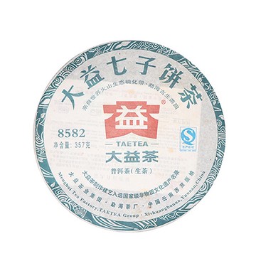 大益普洱生茶 357g/8582 1201 經典配方 陳韵木香「茶有大益」