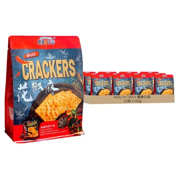 HEALTH DAILY 健康日誌 椒麻味蘇打餅  192g  12袋