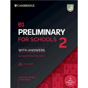 <麗文校園購>劍橋英檢官方全真考題本 B1 Preliminary for Schools (PET) 2 9781108999649 / 9781108995672