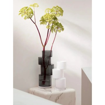 英國LSA TIER 造型花瓶 中 - 透明