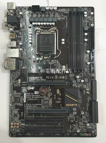 技嘉 Z170-HD3 主板 LGA1151 支援 6/7 代 CPU DDR4 m.2 HDMI【三和電腦配件店】