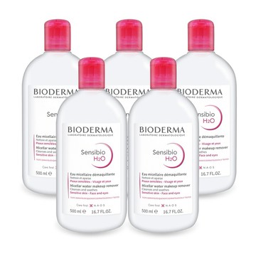 〔平輸版〕【BIODERMA】舒敏高效潔膚液(500ml)X5