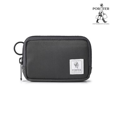 PORTER INTERNATIONAL - 機能輕靚MID零錢包 - 鐵礦灰