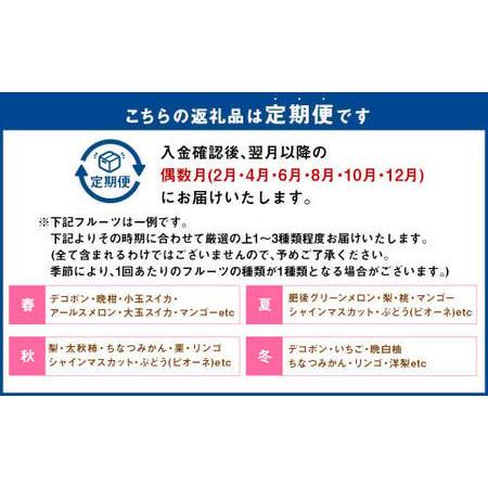 ふるさと納税 くまもと 旬のフルーツ極み 定期便 (3) 熊本県