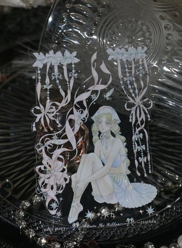 untie the ribbon バレエ(芭蕾)少女 雙姫 PET 貝殼光 和紙膠帶