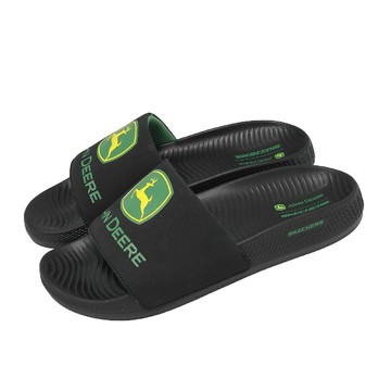 涼拖鞋 Low Slider 男鞋 黑 綠 聯名 John Deere 256057BBK