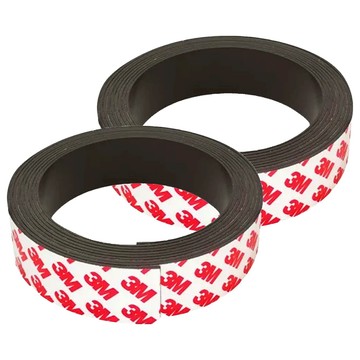 3M 背膠軟磁鐵 200cm x 30mm x 1.5mm  2個  黑色