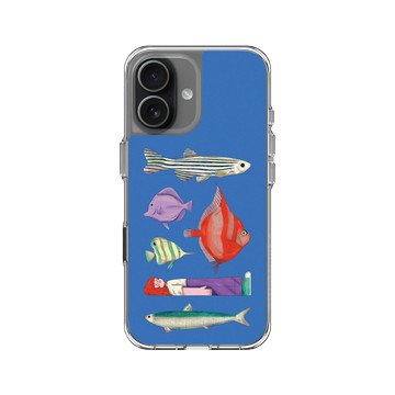 iPhone 17 Clear Case（相機按鈕） 透明 - Chubbynida - 悠游海之詩