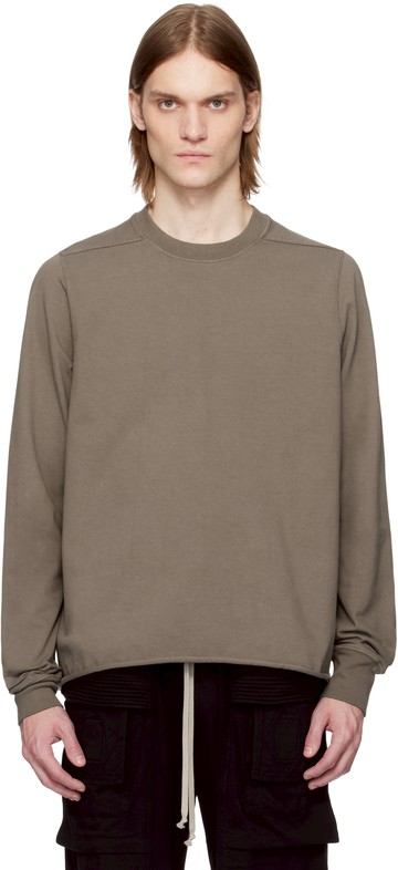 Rick Owens DRKSHDW 灰褐色 Hollywood Crewneck 套头衫