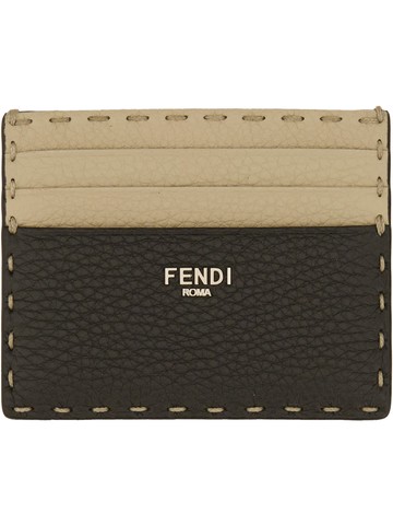 fendi card holder "saddlery"