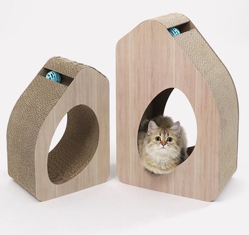 貓抓板窩立式貓窩一體磨爪器貓爪柱盆耐抓耐磨瓦楞紙貓咪玩具用品 99購物節