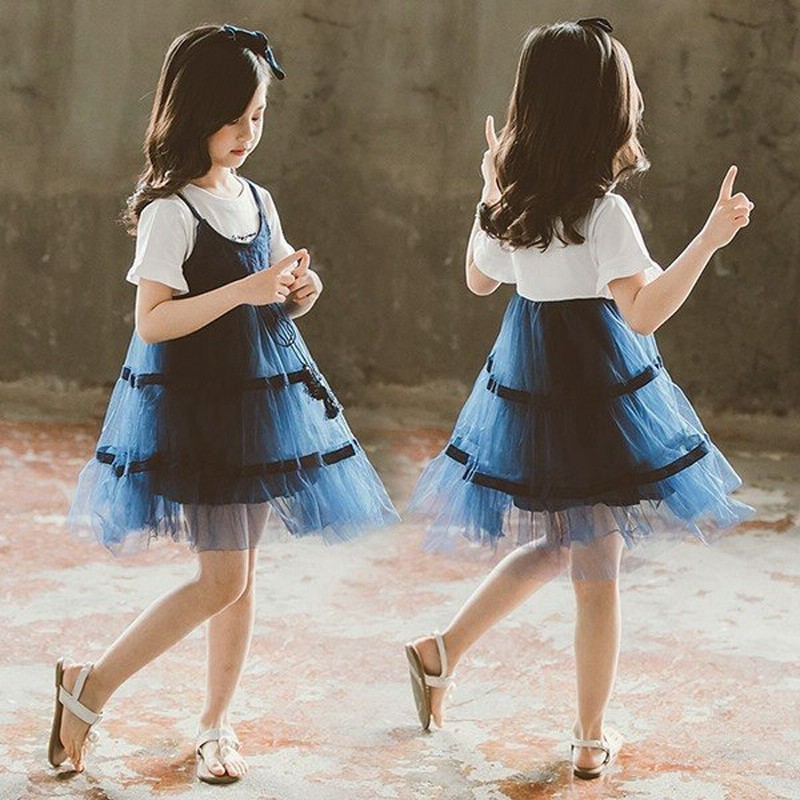 ワンピース キッズ 子供服 女の子 春夏 キッズワンピース 半袖ワンピース フリル チュール チュニック 子供ドレス お姫様 おしゃれ カジュアル 可愛い 新品 150 通販 Lineポイント最大0 5 Get Lineショッピング