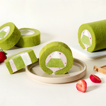 首創【金帛手製】抹茶莓果富士山雪糕捲｜生乳捲