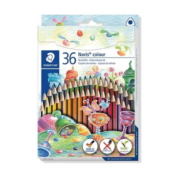 【STAEDTLER 施德樓】環保科技三角色鉛筆36色組 MS187-CD36