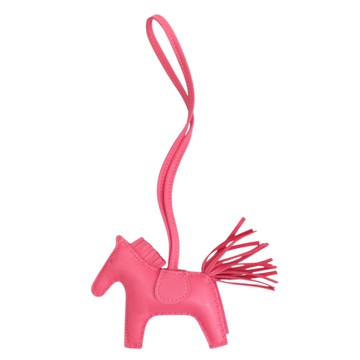 HERMES 愛馬仕 粉色 Agneau milo羊皮 Pegase PM 掛飾 D刻 【二手名牌BRAND OFF】