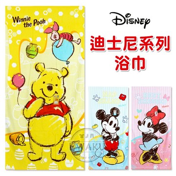 【衣襪酷】迪士尼 Disney 卡通人物系列 大浴巾/海灘巾 米奇/米妮/維尼/史迪奇