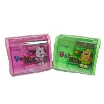 OA削鉛筆器【緣屋百貨】天天出貨 旋轉孔削鉛筆器 開學文具 粗桿/細桿 攜帶方便 手動削鉛筆 削鉛筆 削鉛筆器